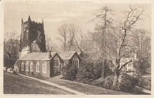 Torquai, Cockington Church and Court ngl E2648