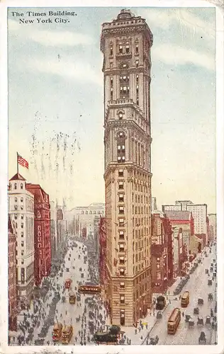 New York City The Times Building gl1924 163.978