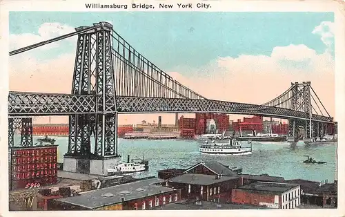 New York City NY Williamsburg Bridge gl1??? 164.122