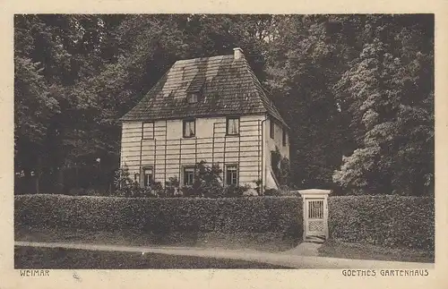 Weimar Goethe's Gartenhaus ngl E1727