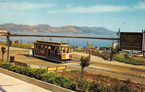 San Francisco CA Cable Car gl1966 164.031