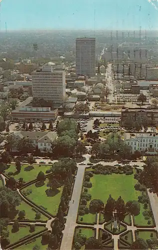 Baton Rouge LA Downtown View from Top of the State Capitol gl1979 164.180