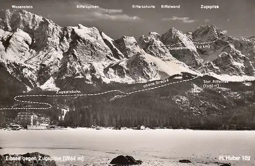 Eibsee gegen Zugspitze ngl E2707