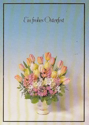 Ostern-Wünsche mit Frühlingsblumen gl1989 E1811