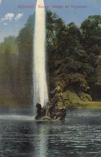 Düsseldorf, Runder Weiher im Hofgarten gl1919 E2716