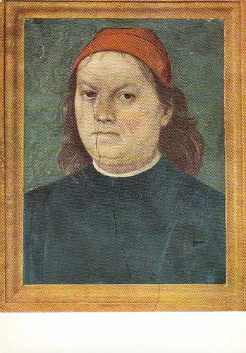Perugia, College del Cambio, Pietro Perugino, Autoritratto ngl E4997