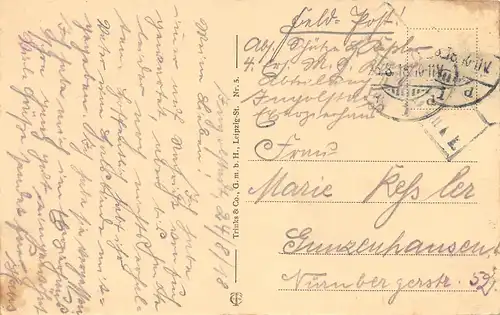 Ingolstadt - Unregelmäßige Fronten feldpgl1918 166.280