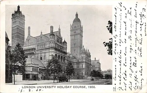London University Holiday Course 1906 gl1906 164.243