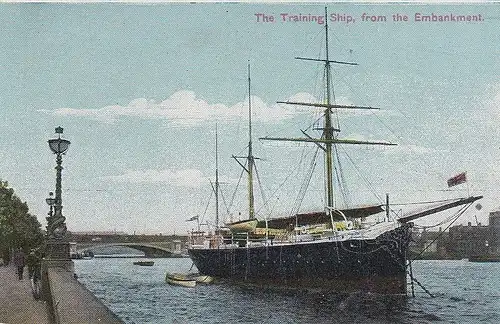 The training ship, from the Embankment ngl E1880