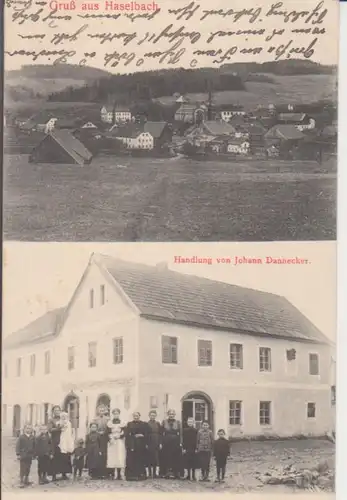 Haselbach - Panorama und Handlung von J. Dannecker gl1918 228.023