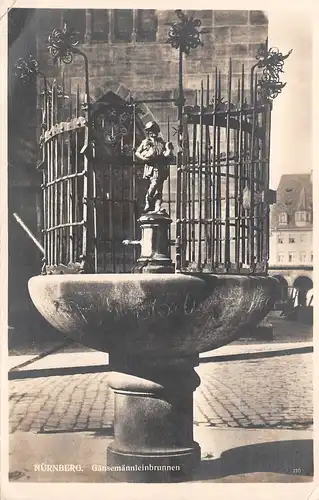 Nürnberg - Gänsemännleinbrunnen gl1925 166.514