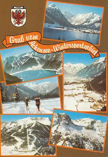 Gruß vom Achensee in Tirol - Wintersportgebiet ngl E2767