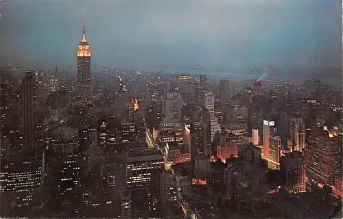 New York City NY View from R.C.A. looking Southwest gl1968 164.189