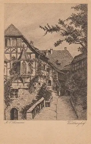 Eisenach, Wartburg, Wartburghof ngl E4254