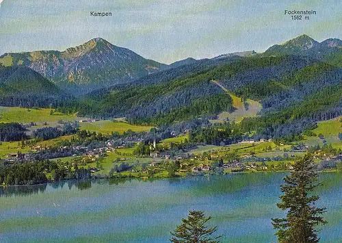 Bad Wiessee, mit Kampen, Fockenstein und Sonnenbichl ngl E2943