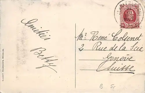 Blankenberghe Promenade sur la Digue gl1927 165.327