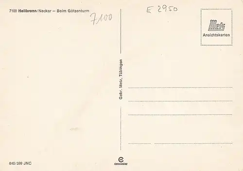 Heilbronn a.N., beim Götzenturm ngl E2950