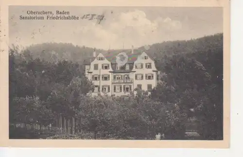 Oberachern im Schwarzwald - Sanatorium Friedrichshöhe gl1927 226.784