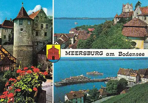 Meersburg Bodensee, Mehrbildkarte ngl E3028