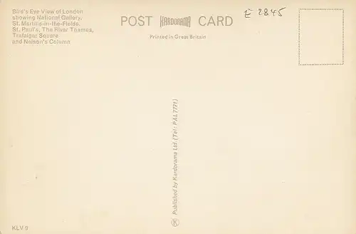 London, Bird's Eye View ngl E2845