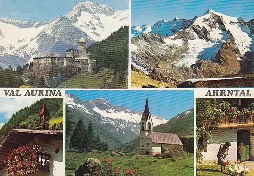 Val Aurina, Ahrntal, Mehrbildkarte gl1980 E2209
