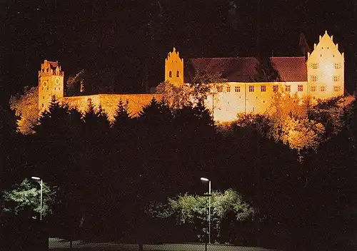 Füssen im Allgäu, Hohes Schloß bei Nacht ngl E5083