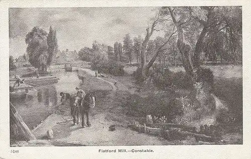 CONSTABLE Flatford Mill ngl E2850