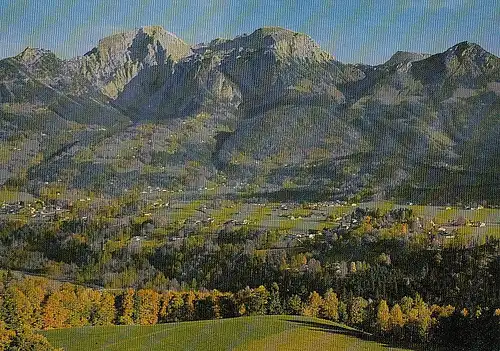 Schönau mit Kehlstein, Hohem Göll, Brett, Schreibstein u. Jenner ngl E2961