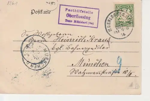 Flossing - Dorfpartie, Gasthaus und Poststelle gl1904 228.142