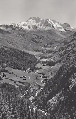 Davos, Blick ins Flüeletal mit Weisshorn ngl E2860