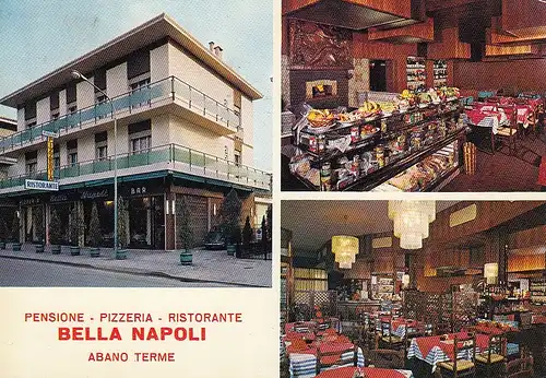 Abano Terme, Pizzeria Bella Napoli, Mehrbildkarte gl1970 E2230