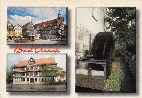 Bad Urach, Mehrbildkarte ngl E2876