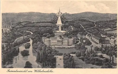 Kassel Gesamtansicht von Wilhelmshöhe ngl 163.308