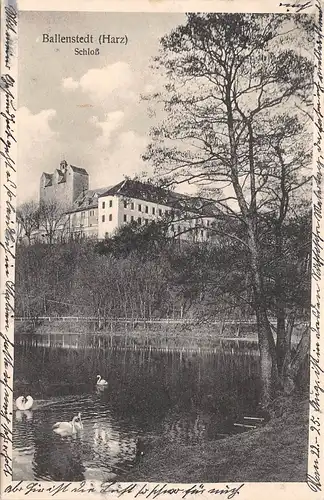 Ballenstedt/Harz Schloss gl1925 165.024