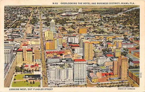 Miami FL Overlooking the Hotel and Business District ngl 164.123