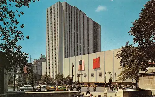 New York city NY Coliseum Columbus Circle gl1970 164.184