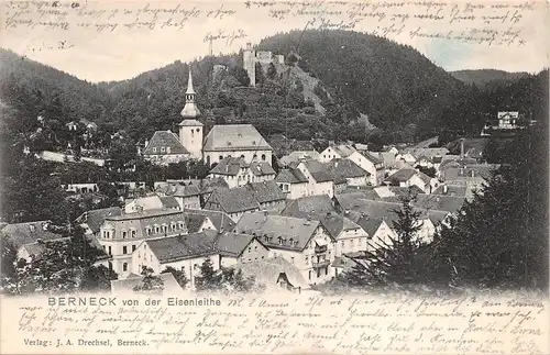 Bad Berneck im Fichtelgebirge - Blick von der Eisenleithe gl1902 166.704