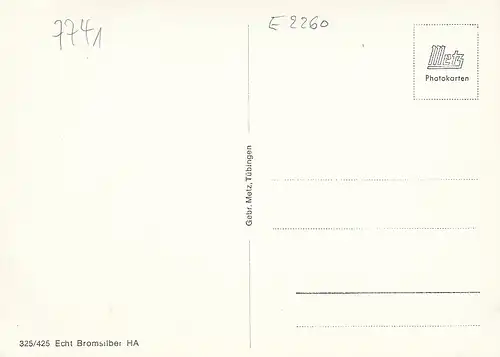 Schönwald und Umgebung, Mehrbildkarte ngl E2260