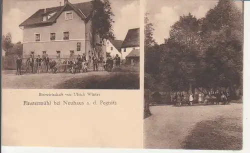 Finstermühl bei Neuhaus a.d. Pegnitz - Bierwirtschaft von U. Winter ngl 228.209