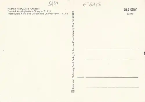 Aachen, Dom ngl E5143
