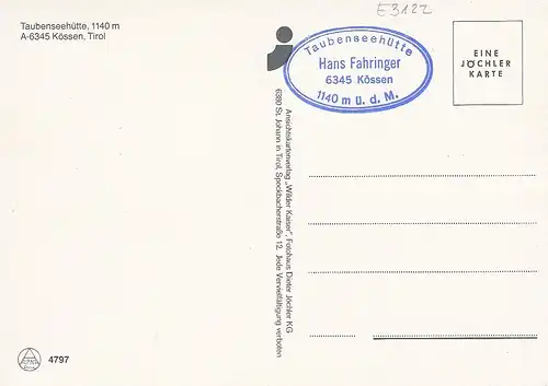 Kössen in Tirol, Taubensee ngl E3122