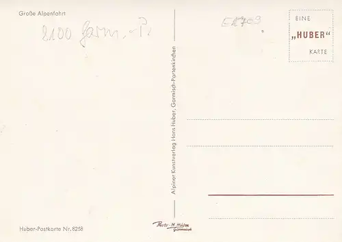 Gruß von der Großen Alpenfahrt, Mehrbildkarte ngl E1709