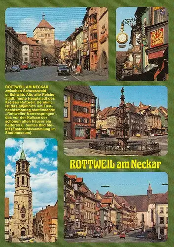 Rottweil am Neckar, Mehrbildkarte ngl E3095