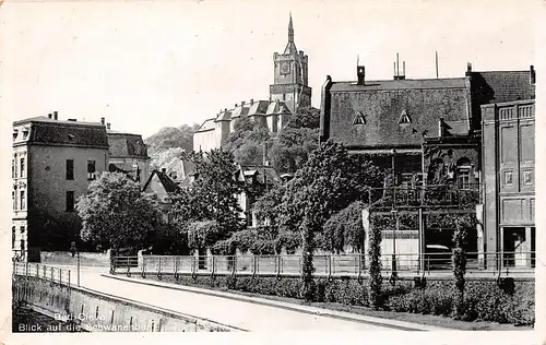 Bad Cleve Blick auf die Schwanenburg gl1939 164.434