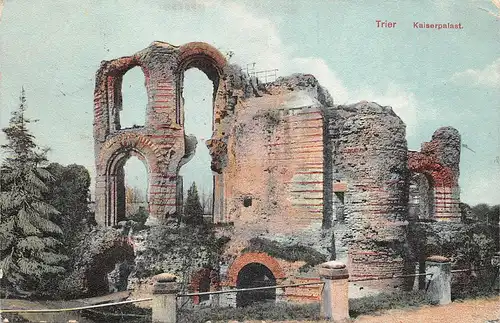 Trier a.d.Mosel Kaiserpalast Ruine gl1909 163.429