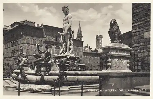 Firenze, Piazza della Signoria ngl E1771
