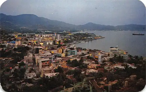 Mexiko Acapulca Vista Nocturna de la Bahia da Acapulco gl19? 164.261