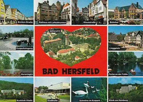 Bad Hersfeld, Mehrbildkarte ngl E3151