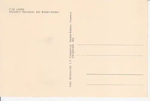 Neuweier bei Baden-Baden - Gasthaus zum Lamm, Speisezimmer ngl 226.834