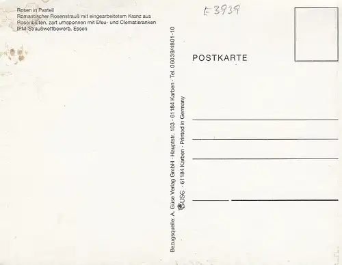 Rosen in Pastell ngl E3939